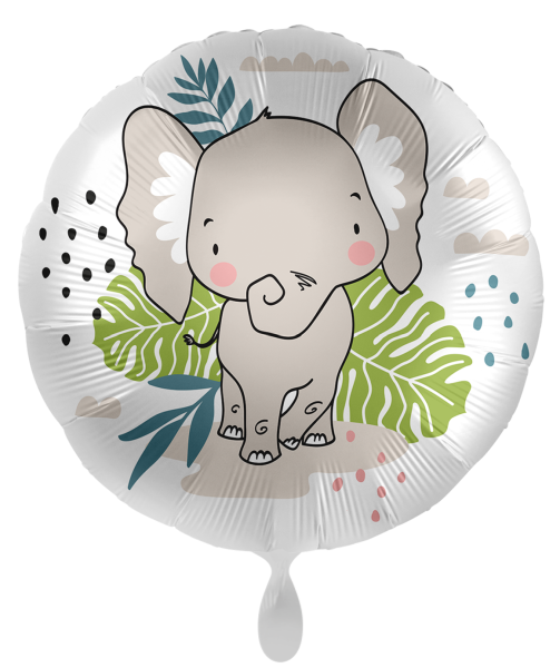 Folienballon - Elefant, Safari - ø 43cm
